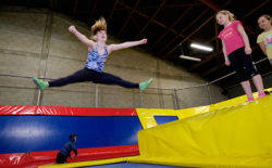 Kids have fun at Leap Dunedin.